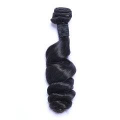 Natural Hairline Bundles Double Weft Human Hair Bundles 1 Pcs Hair Extension
