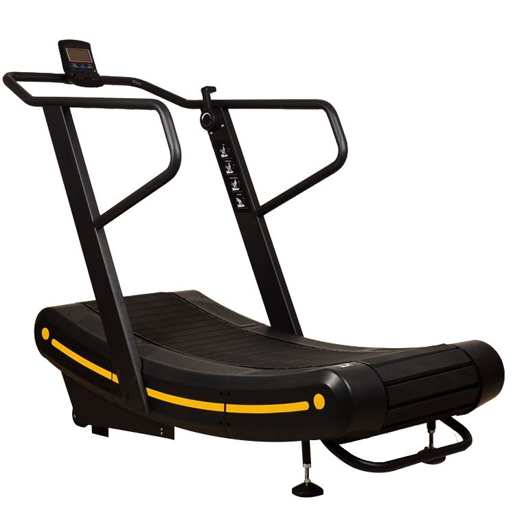 Gym Home Fitness Equipment Premium No Power Running Machine Touch Screen Commercial Home Use Curved Treadmill