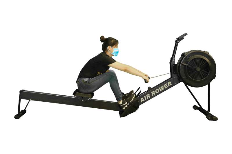 Air Rowing Machine With Monitor