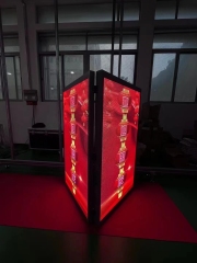 Pole street led screen for road and highway Pole led display
