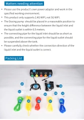 Kamoer X5S WiFi Program Programable Peristaltic Pump Saltwater Marine Coral Reef Aquarium Fish Tank Dosing Pumps