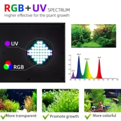 WEEK AQUA Aquatic Planted Aquarium LED Z400D PRO RGB+UV Lamp Beads Full Spectrum Mobile APP Control