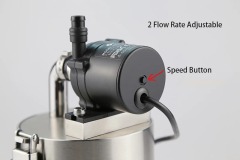 304 Stainless Steel Filter Barrel with Water Pump for Plant Aquarium Fish Tank
