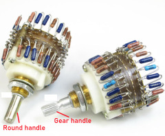 23 steps stepping Stereo Volume potentiometer for preamp/power amplifier DIY 10K 50K 100K 250K 500K for choose