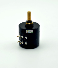 Super beautiful 24 Steps copper shaft aluminum alloy shell Vishay Dale Stereo potentiometer 10K, 50K,100K,250K,