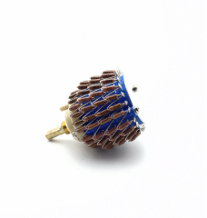 24 Steps 4 channels balance Volume potentiometer with Vishay Dale Resistors 4X 10K , 4X 50K
