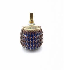 24 Steps 4 channels balance Volume potentiometer with Vishay Dale Resistors 4X 10K , 4X 50K