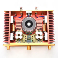 Finished Hood 1969 Pure Class A Power amplifier 15W+15W Hifi VU header AMP