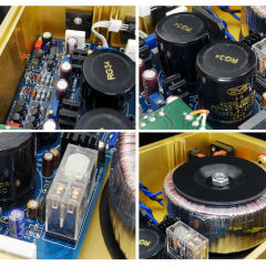 HiFi HDAM Stereo Power Amplifier Home Desktop 2.0 Channel Audio Amp 50W+50W
