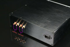 Finished HIFI Ground Grid GG Stereo Tube Preamplifier