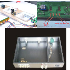 Accuphase style exquisite amplifier chassis VU amp case + VU header + Driver board + input selection kit