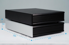 DIY Amplifier chassis preamp case DAC box headphone amp shell Power supply Chassis 320*62*248mm