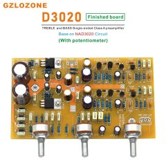 D3020 TREBLE and BASS Single-ended Class A preamplifier Base on NAD3020 circuit DIY Kit/Finished board