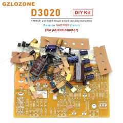 D3020 TREBLE and BASS Single-ended Class A preamplifier Base on NAD3020 circuit DIY Kit/Finished board