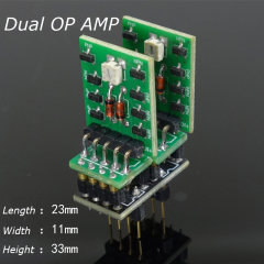 Discrete Dual Op Amp Fully Symmetrical Fully Complementary Circuit Compatible with the OPA2604 LME49720, Upgrade your Device