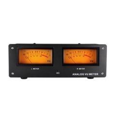 MIC-73 Voice Control Square Analog VU Meter Panel LED Warm Backlight 110V/220V