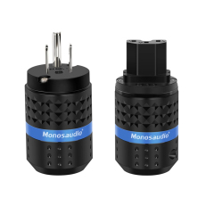 Monosaudio pure copper US standard HiFi audio power amplifier audio power cord plug tail male female head