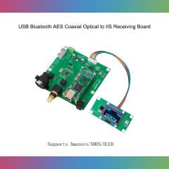 USB / coaxial / Bluetooth / AES / fiber / to IIS support XMOS/Amanero AK4118 receiving board with decoding
