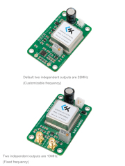 Upgrade Squarewave 10MHz 25MHz Two-channel Output OCXO Oven Controlled Crystal Oscillator Clock Board