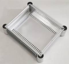 Aluminum RD2607 Rounded Corner Series Power Amplifier Chassis DIY power supply case 260mm*86mm*311mm