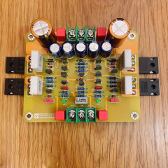 SIGMA22 +/-35V To 80V Dual‑Rail DC high power linear power supply board for amp