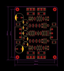 SIGMA22 +/-35V To 80V Dual‑Rail DC high power linear power supply board for amp