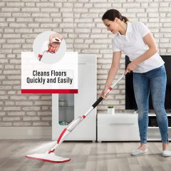 40cm flat spray mops with microfiber cloth refill