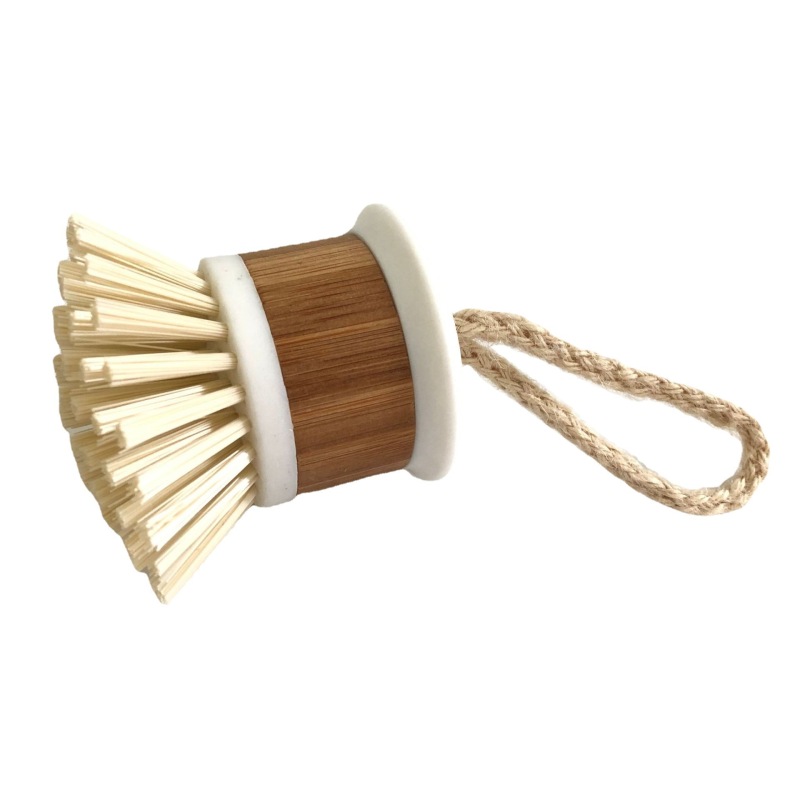 Bamboo Kitchen brush with string