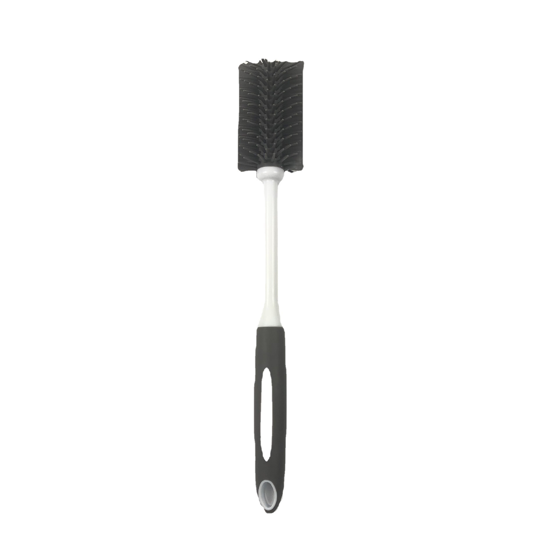 Rubber bottle brush with long TPR handle