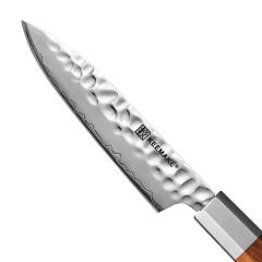 4.5 Inch High Quality Japanese Utility Knife 3 Layers High Stainless Steel Blade Kitchen Knife with Santos Rosewood Handle