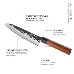 KEEMAKE 8 Inch Premium Kitchen Chef Knife Japanese 440C High Carbon Stainless Steel Gift Box Kitchen Knives & Accessories Knives Blades