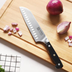 KEEMAKE Santoku Knife 7 inch, Japanese Chef Knife