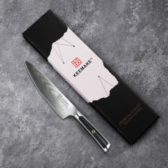 KEEMAKE-6.5 Inch Chef Knife G10 Handle 67 Layers Damascus Steel Kitchen Chef Knife with Gift Box