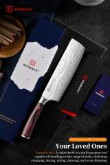 KEEMAKE 7 Inch Nakiri Knife
