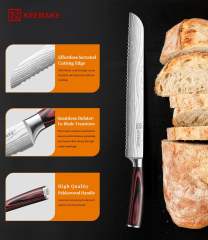 KEEMAKE 10 Inch Bread Knife