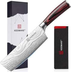 KEEMAKE 7 Inch Nakiri Knife