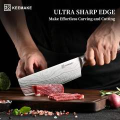 KEEMAKE 7 Inch Nakiri Knife
