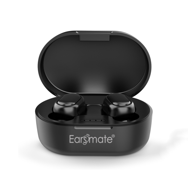 Dropshipping Free Earsmate Mini Rechargeable Digital Hearing Aids On Sale Prices 2023 For seniors Hearing Assist Recharge In Ear Deaf Noise Cancelling 16Channel WDRC 2 Packed