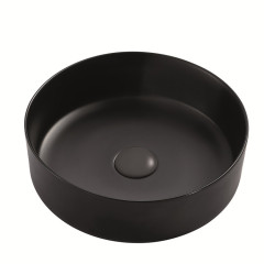 Color matt round shape ceramic bathroom sink hotel wash sink basin bassin