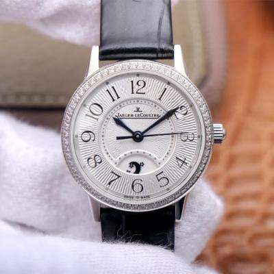 MG廠積家約會系列腕表,女士自動機械腕表（白盤）鑲鑽