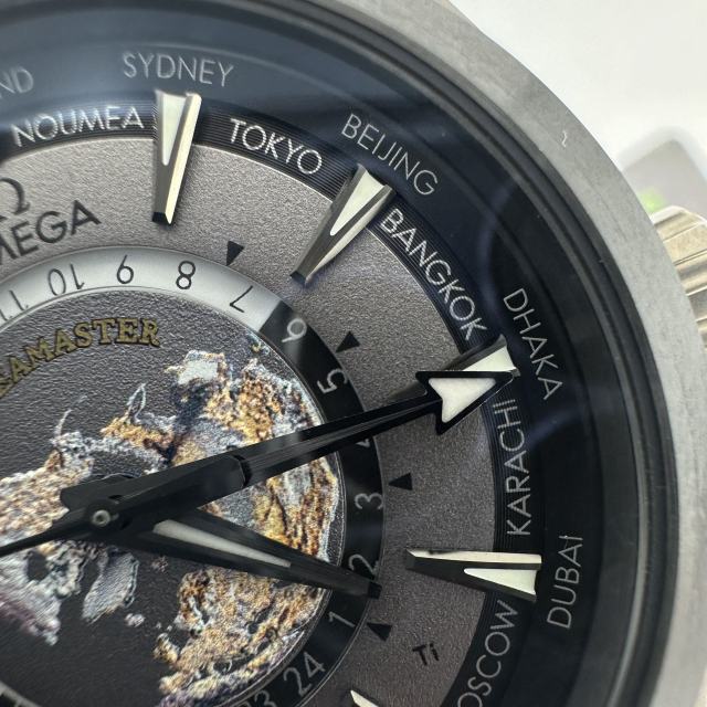 VS廠歐米伽海馬系列世界時腕錶實拍