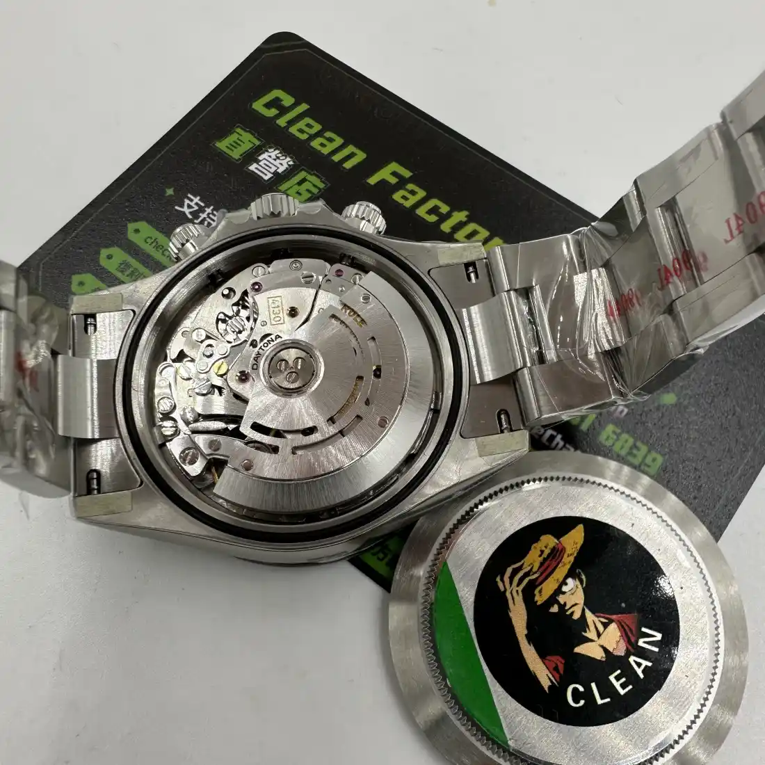 Rolex Daytona calibre 4130 movement column wheel chronograph 丹東4130機芯整體實拍