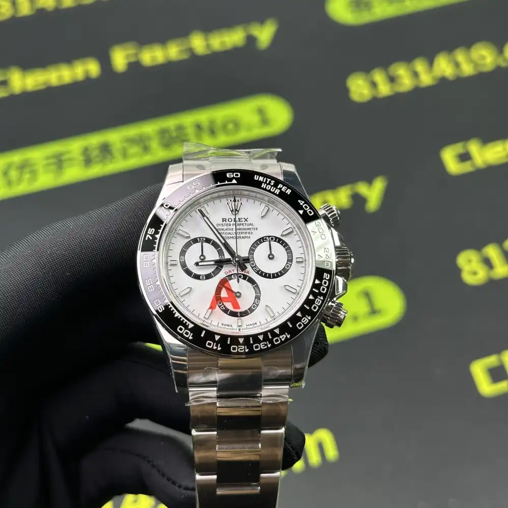 VS廠熊貓迪m126500ln-0001白盤黑眼盤面實拍
