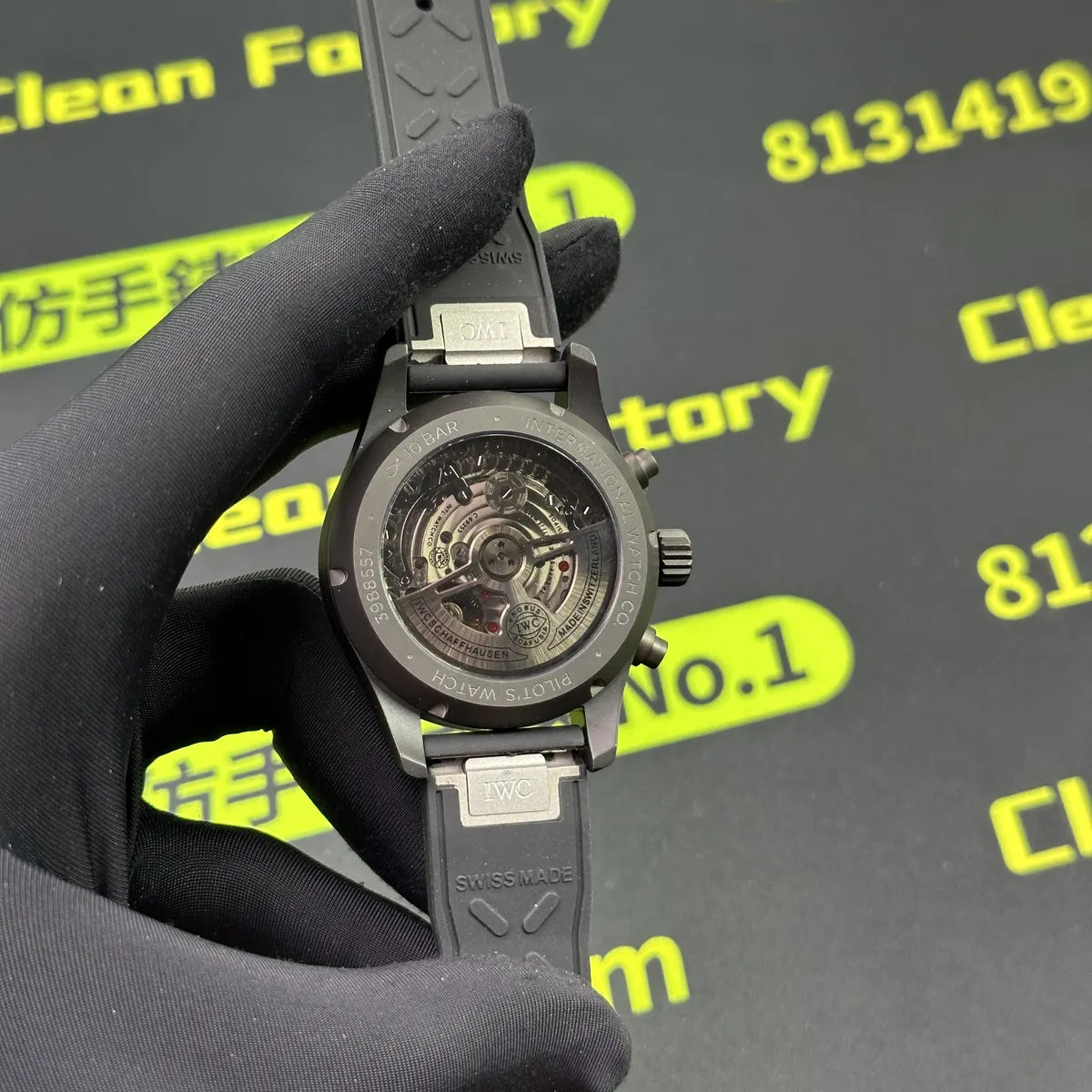 TW廠IWC飛行員IW388106透背底蓋機芯