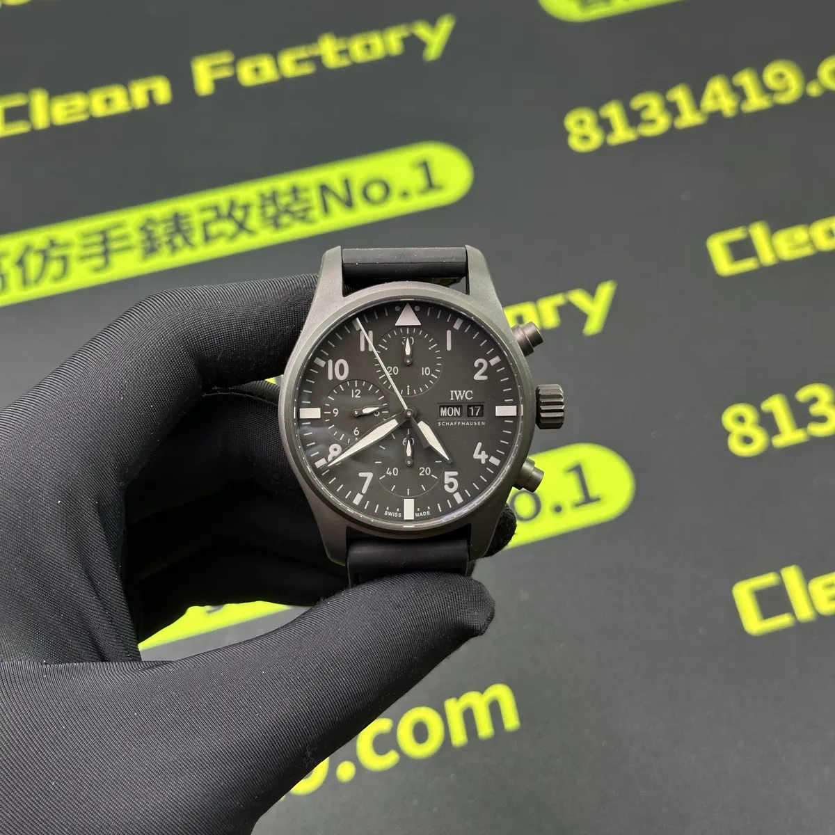 TW廠IWC飛行員IW388106鈦Top Gun上手實拍