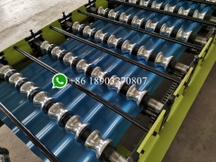 Bamboo Type Metal Roofing Glazed Tile Roll Forming Machine