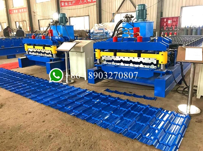 Steel Roofing Step Tile Making Machine Q tile forming machine