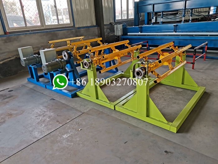 Automatic Hydraulic Decoiler with Coils Car