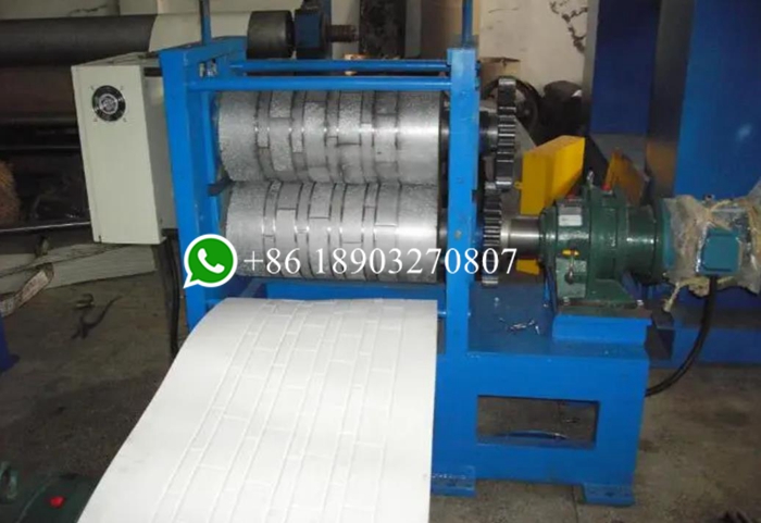 Sheet metal embossing machine chequer plate embossing machine 3mm 4mm