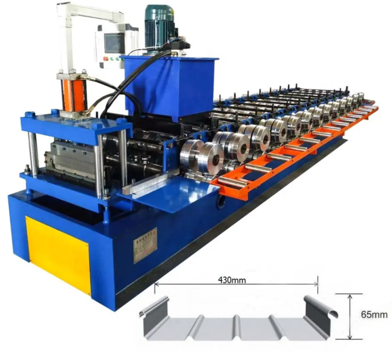 Bemo Standing Seam Roofing Panel Roll Forming Machine